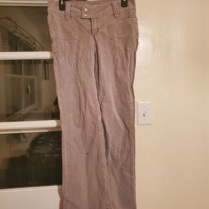 Arizona gray corduroy pants. Size 5.